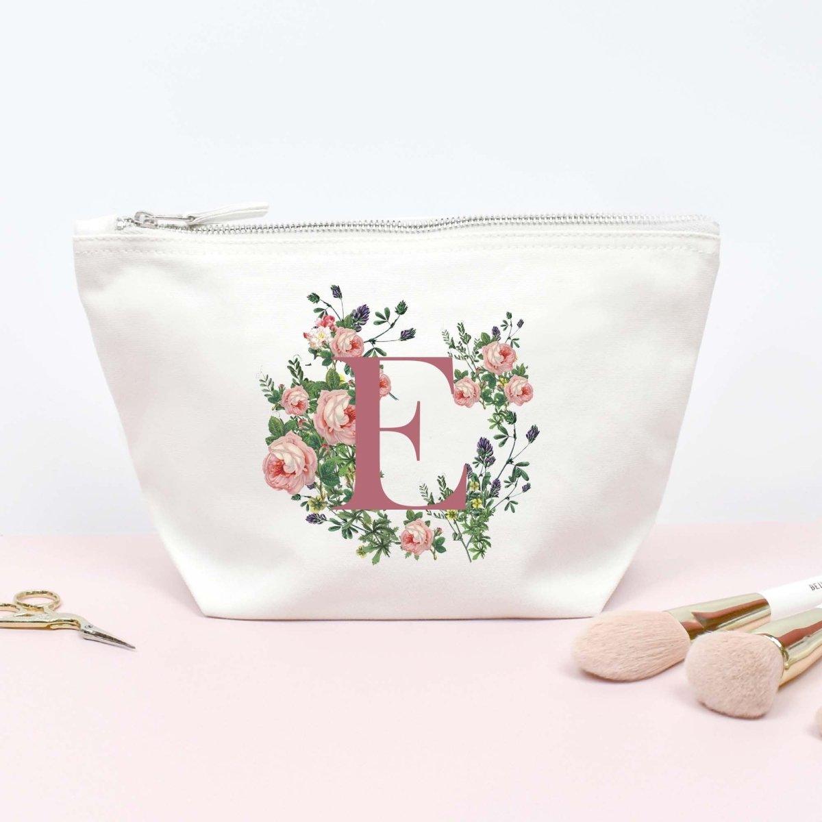 Personalised Initial Makeup Bag, Girl Gift Makeup Bag, Cosmetic Bags, Makeup Gift, Teen Gift, Stocking Filler, Period Bag, Initial Gift, - Amy Lucy