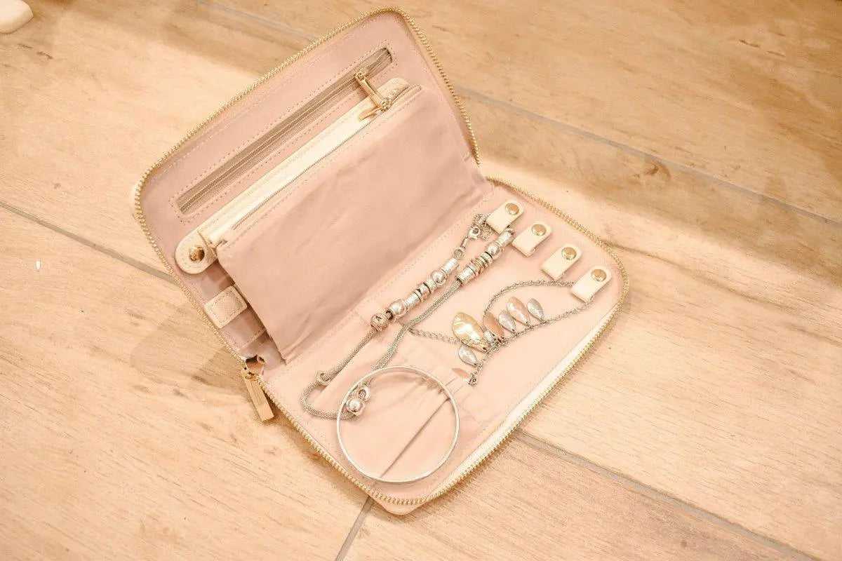 Personalised Jewellery Case, Travel case, Jewellery Travel Organiser, Initial Jewellery Organiser, Jewellery Case, Jewellery Box Organiser - Amy Lucy