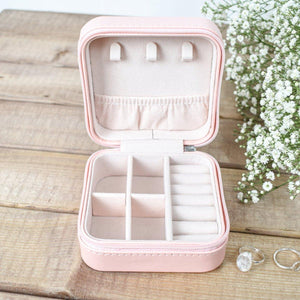 Personalised Jewellery Organiser, Mini Jewellery Box, Teen Girl Gift, Gift for Her, Bridesmaid Gift, Jewelry Organiser, Beauty Storage - Amy Lucy