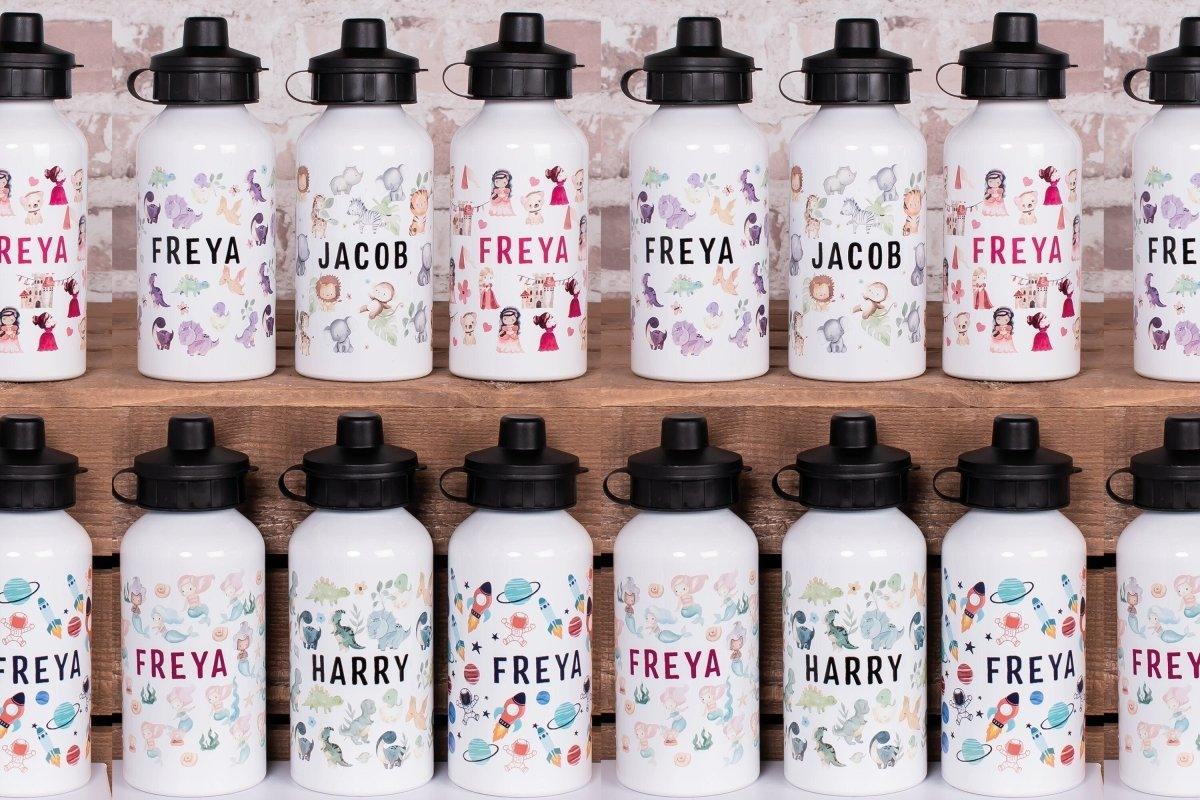 Personalised Kids Water Bottle, Child School Water Bottle, Kids Nursery Drink Bottle, Boys School Flask, Girls Drinks Cup, Gym Bottle, Cup - Amy Lucy