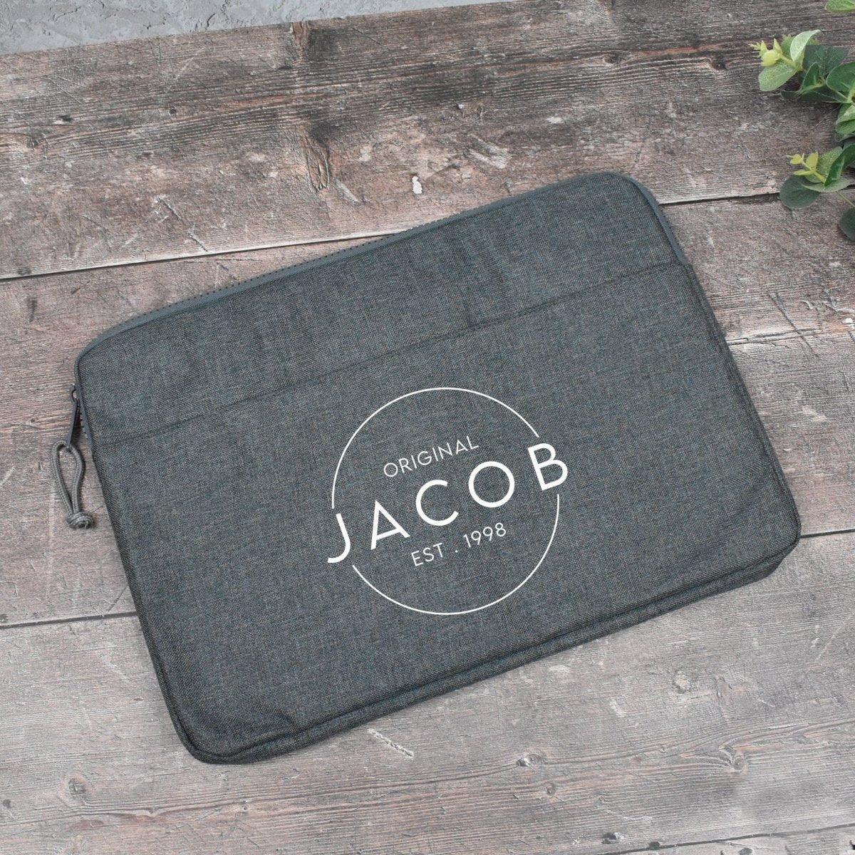 Personalised Laptop Bag 13" or 15", Uni Bag, Custom Laptop Case, Name Tablet Bag, Name Laptop Case, Personalised Document Bag, Laptop Case - Amy Lucy