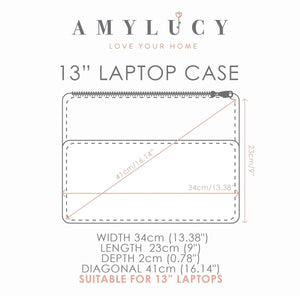 Personalised Laptop Bag 13" or 15", Uni Bag, Custom Laptop Case, Name Tablet Bag, Name Laptop Case, Personalised Document Bag, Laptop Case - Amy Lucy