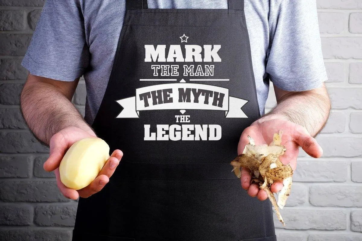 Personalised Mens Apron, Dad Apron, Father Apron, Daddy Gifts, Legend Christmas Dad Gift, Father's Day Gift, Cooking Gift, Meaningful Gifts, - Amy Lucy