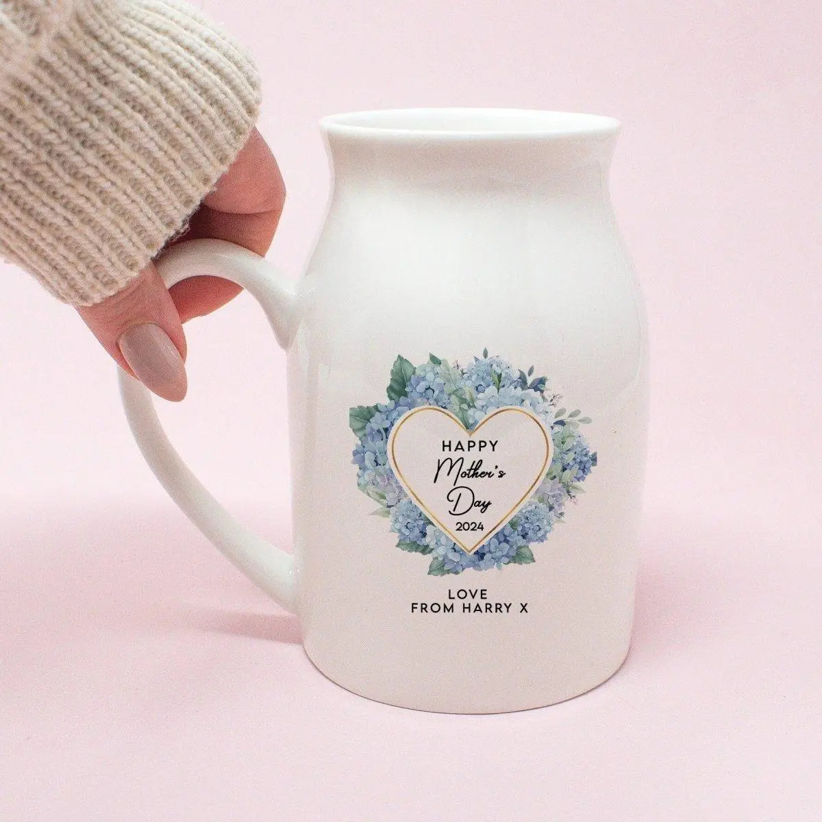 Personalised Mother's Day Vase, Mother's Day Jug, Personalised Mum Gift, Gift for Mum, Homeware Pitcher, Gift for Mum, Printed Jug, For Mum - Amy Lucy