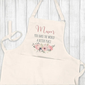 Personalised Mother's Day Apron, Mum Baking Gift, Personalised Mum Apron, Nan Mother's Day Gift, Apron Cooking Gift, Baking Gift for Her - Amy Lucy