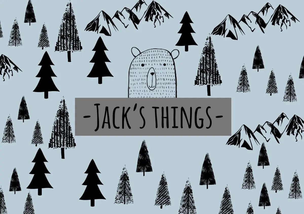 Personalised Mountain Tin, Kids Storage Tin, Personalised Tin, Children's Bedroom Decor, Mountain Decor, Mountain Decor, Boy's Storage, - Amy Lucy