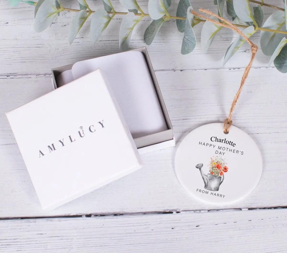 Personalised Mum Ornament, Mother's Day Garden Gift, Small Mum Gift, Mum Appreciation Gift, Mother's Day Gift, Mother's Day Message, Mum - Amy Lucy
