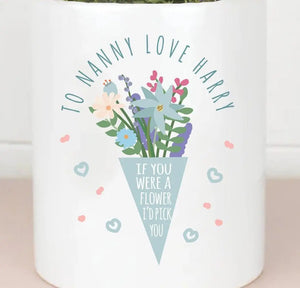 Personalised Mum Plant Pot, Mother's Day Plant Pot, Custom Words Plant Pot, Small Plant Pot, Garden Gift, Gift for Mum, Gardening - Amy Lucy