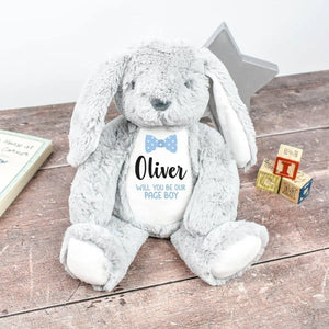 Personalised Page Boy Teddy, Page Boy Gift, Page Boy Teddy, Wedding Page Boy Thank You Gift, Wedding Gift, Page Boy Gifts, - Amy Lucy