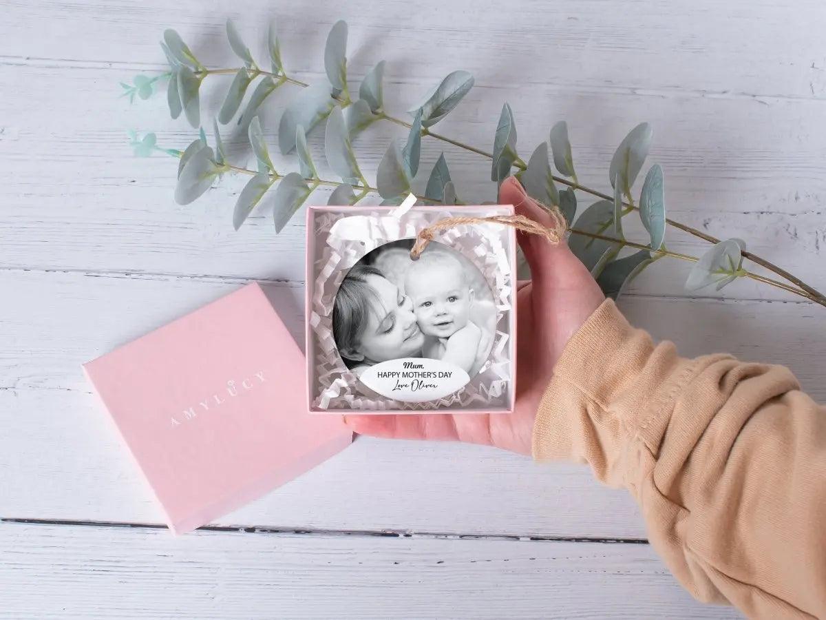Personalised Photo Mum Ornament, Mother's Day Photo Gift, Garden Mum Gift, Mum Appreciation Gift, Mother's Day Gift, Mother's Day Message - Amy Lucy