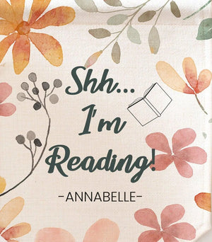 Personalised Reading Gift, Reading Corner Flag, Reading Lover Wall Art , Personalised Pennant Flag, Reading Lover Decor, Wall Hanging, Flag - Amy Lucy