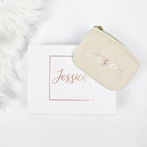 Personalised Rose Gold Bridesmaid Proposal Gift Box, Luxury Filled Thank You Bridesmaid Box, Bridesmaid Gift Set, Wedding Thank You Gifts, - Amy Lucy