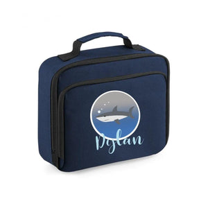 Personalised Shark Lunch Bag, Shark School Lunch Bag, Kids Shark Cooler Bag, Boys School Lunch Bag Children Student, Back To School - Amy Lucy