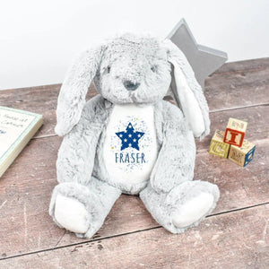 Personalised Teddy Easter Bunny Rabbit, Customised Plush Soft Toy, Your Name Teddy, Cuddly Toy, Girls and Boys Teddy Bear Custom Name - Amy Lucy