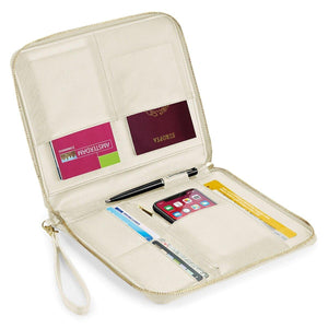 Personalised Travel Folder, Personalised Travel Set, Holiday Gift Set, Document Folder, Tech Organiser, Travel Wallet, Gift for Him - Amy Lucy