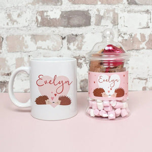 Personalised Valentines Gift, Girlfriend Valentine's Gift, Boyfriend Valentines Gift, Valentines Hot Chocolate Set, Girlfriend Mug Gift Set - Amy Lucy