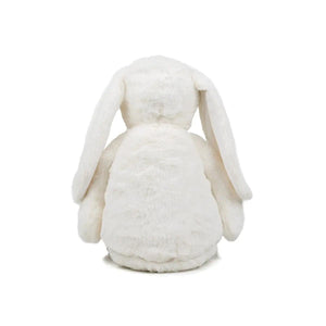 Personalised White Bunny Rabbit, Large Soft Toy, New Baby Gift, Rainbow Nursery Decor, Bunny Teddy, Baby Girl Gift, Baby Shower, Easter Baby - Amy Lucy