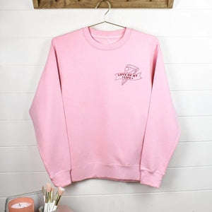 Pizza Love of My Life Sweatshirt, Slogan Sweatshirt, Galantine's Gift, Pizza Lover Gift, Lounge Wear, Single Valentines Day, Graphic Sweater - Amy Lucy
