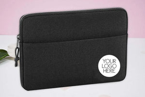 Your Logo Here Laptop Bag 13" or 15", Company Laptop Bag, Custom Laptop Case, Logo Laptop Case, Personalised Name Computer Case, Your Logo - Amy Lucy