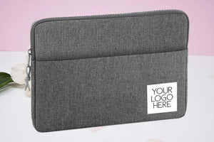 Your Logo Here Laptop Bag 13" or 15", Company Laptop Bag, Custom Laptop Case, Logo Laptop Case, Personalised Name Computer Case, Your Logo - Amy Lucy