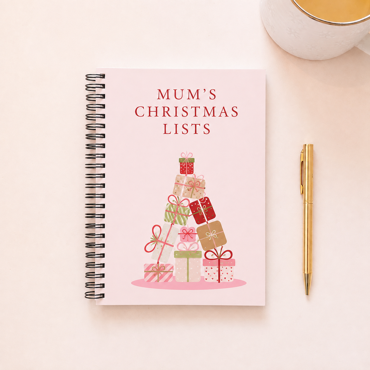 Personalised Mum’s Christmas Notebook