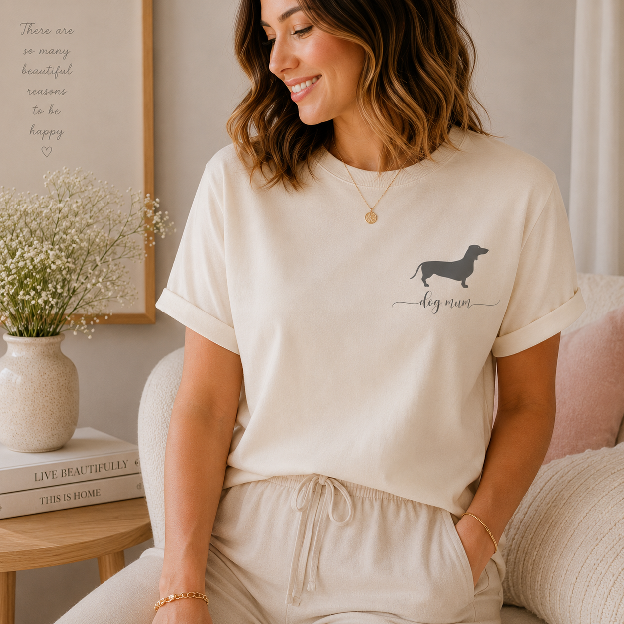 Personalised Dachshund T-shirt, Dog Mum Top, Dachshund Tops, Gift For Her, Dog Mum Gift, Sausage Dog Gifts, Personalised Dog Gift, Dog Owner