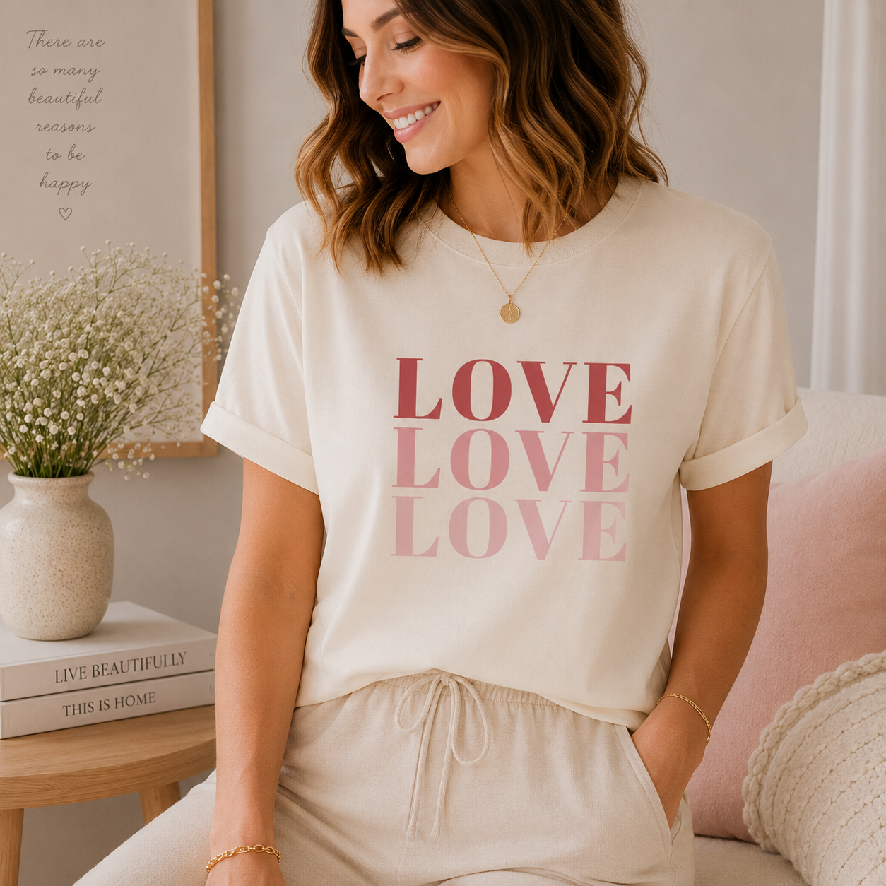 Love Slogan T-Shirt