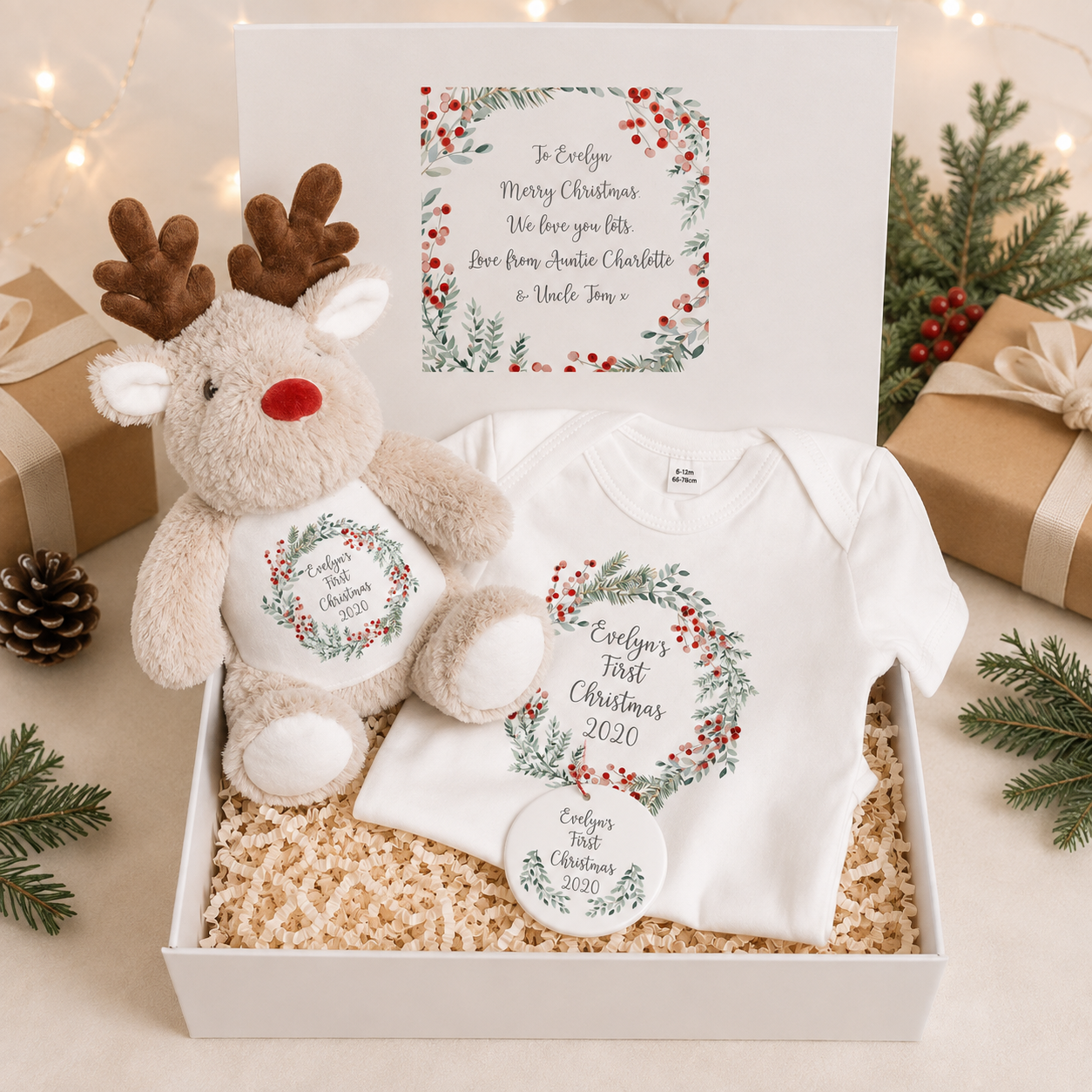First Christmas Baby Gift Box Personalised