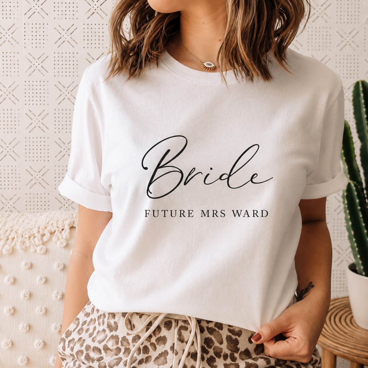 Future Mrs T-Shirt, Bride T-Shirt, Wife To Be T-Shirt, Engagement T-Shirts, Personalised Wedding Gifts, Wife Mrs Top, Future Mrs Name Tops