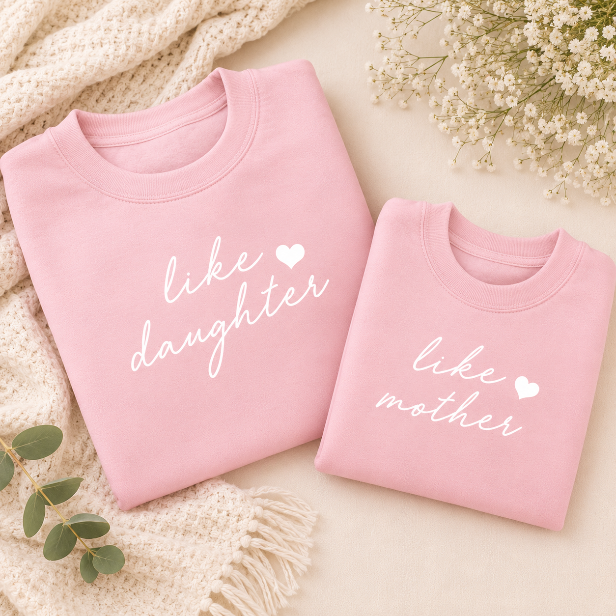 Like Mother Like Daughter Sweater, Mum and Daughter Matching, Mama Mini Gifts, Mother's Day Outfit, Mother Daughter Matching Jumper
