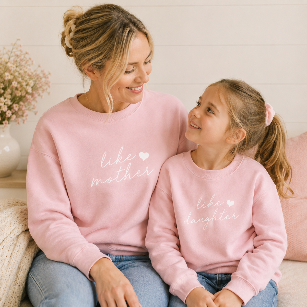 Like Mother Like Daughter Sweater, Mum and Daughter Matching, Mama Mini Gifts, Mother's Day Outfit, Mother Daughter Matching Jumper