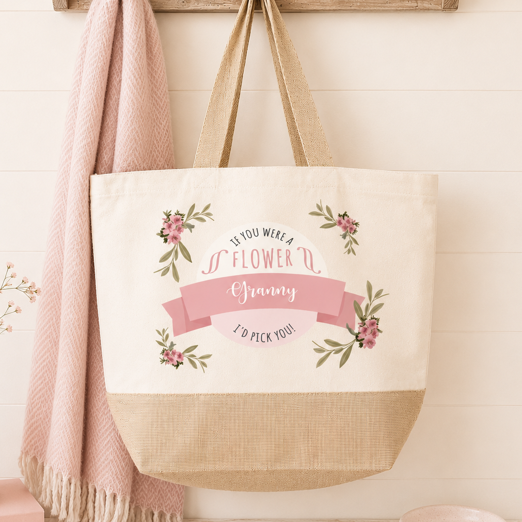 Personalised Mum Bag, Mother's Day Tote Bag, Nan Gift, Nanny Gift, Mother's Day Gift, Nan Tote Bag, Mum Gift, Mum Tote Bag, Mother's Day Bag