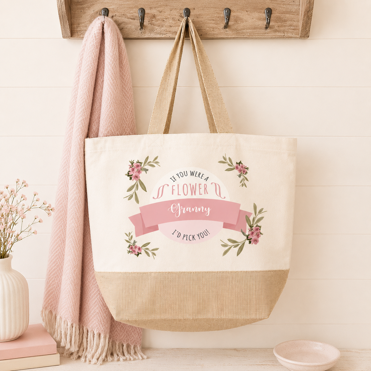 Personalised Mum Bag, Mother's Day Tote Bag, Nan Gift, Nanny Gift, Mother's Day Gift, Nan Tote Bag, Mum Gift, Mum Tote Bag, Mother's Day Bag