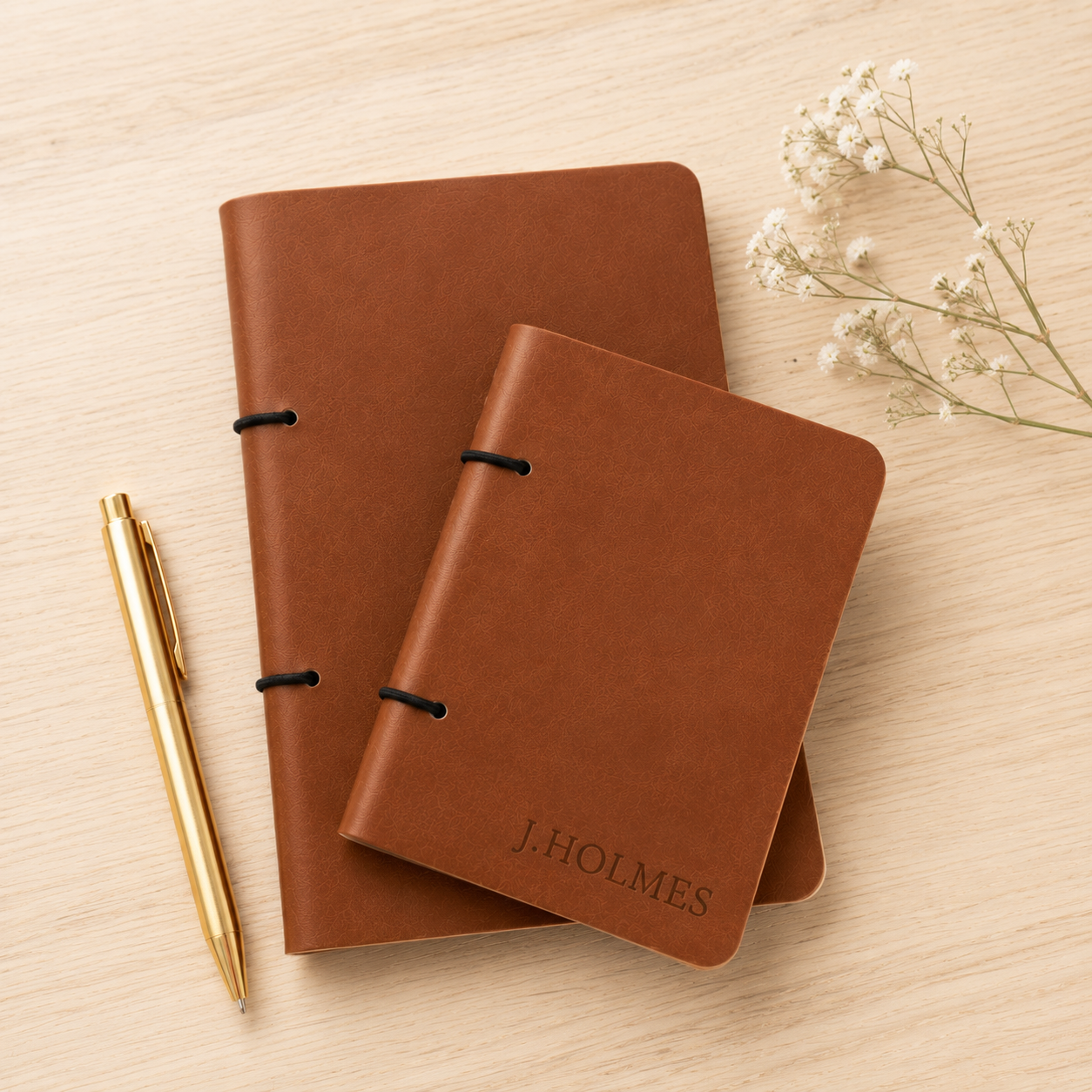 Personalised Vegan Leather Journal, Personalized Notebook, Vegan Gift, Travel Journal, Engraved Journal, Artist Sketchbook, Eco Friendly