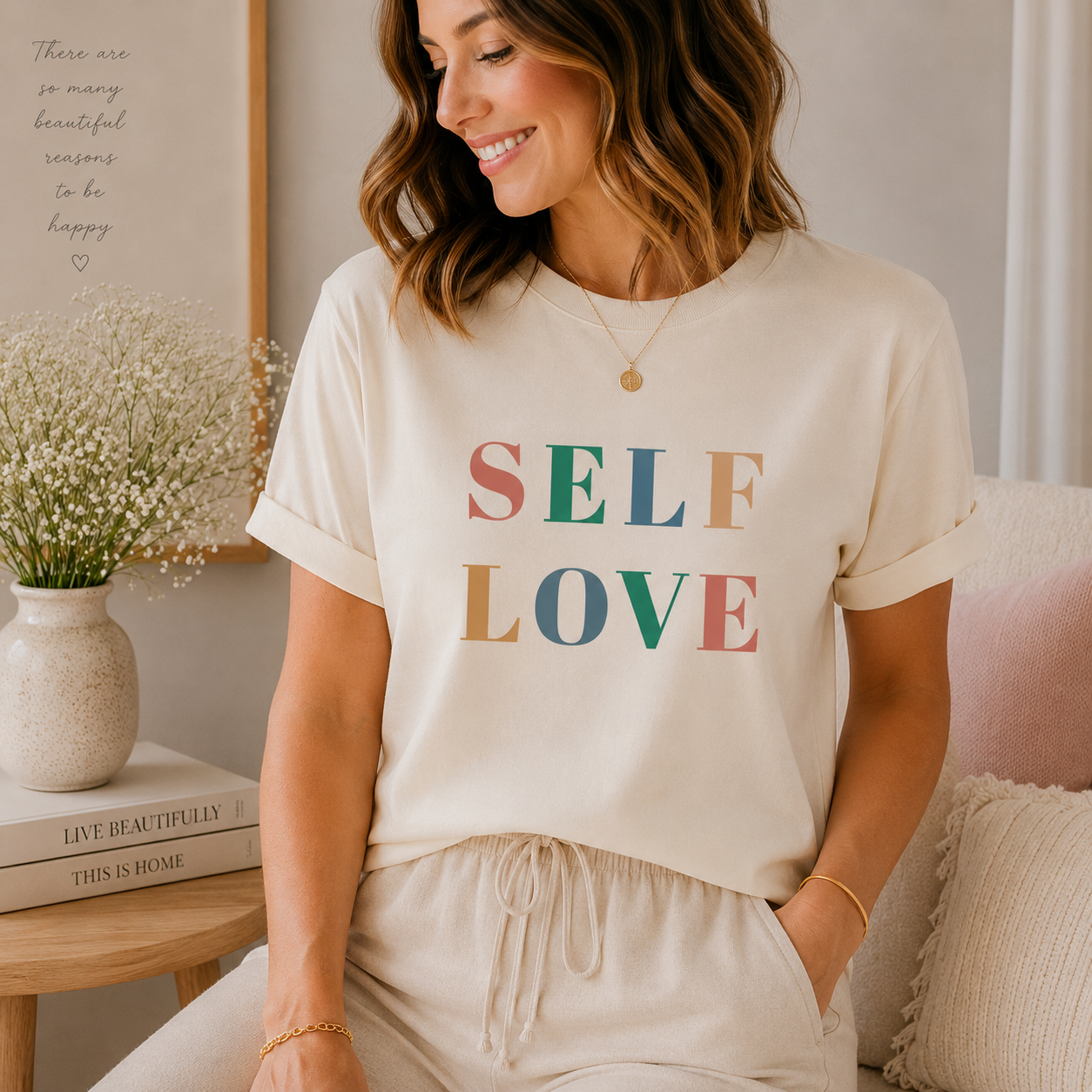 Self Love Slogan T-Shirt
