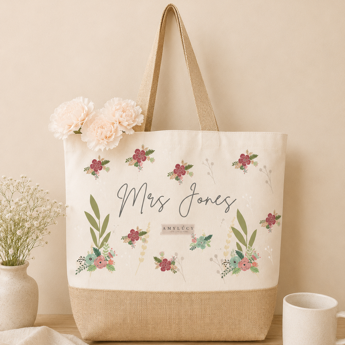 Personalised Teacher Tote Bag, Teacher Tote Bag, School Leaving Gift, Gift For Teacher, Teacher Gifts, Graduation Tote Bag Canvas, School