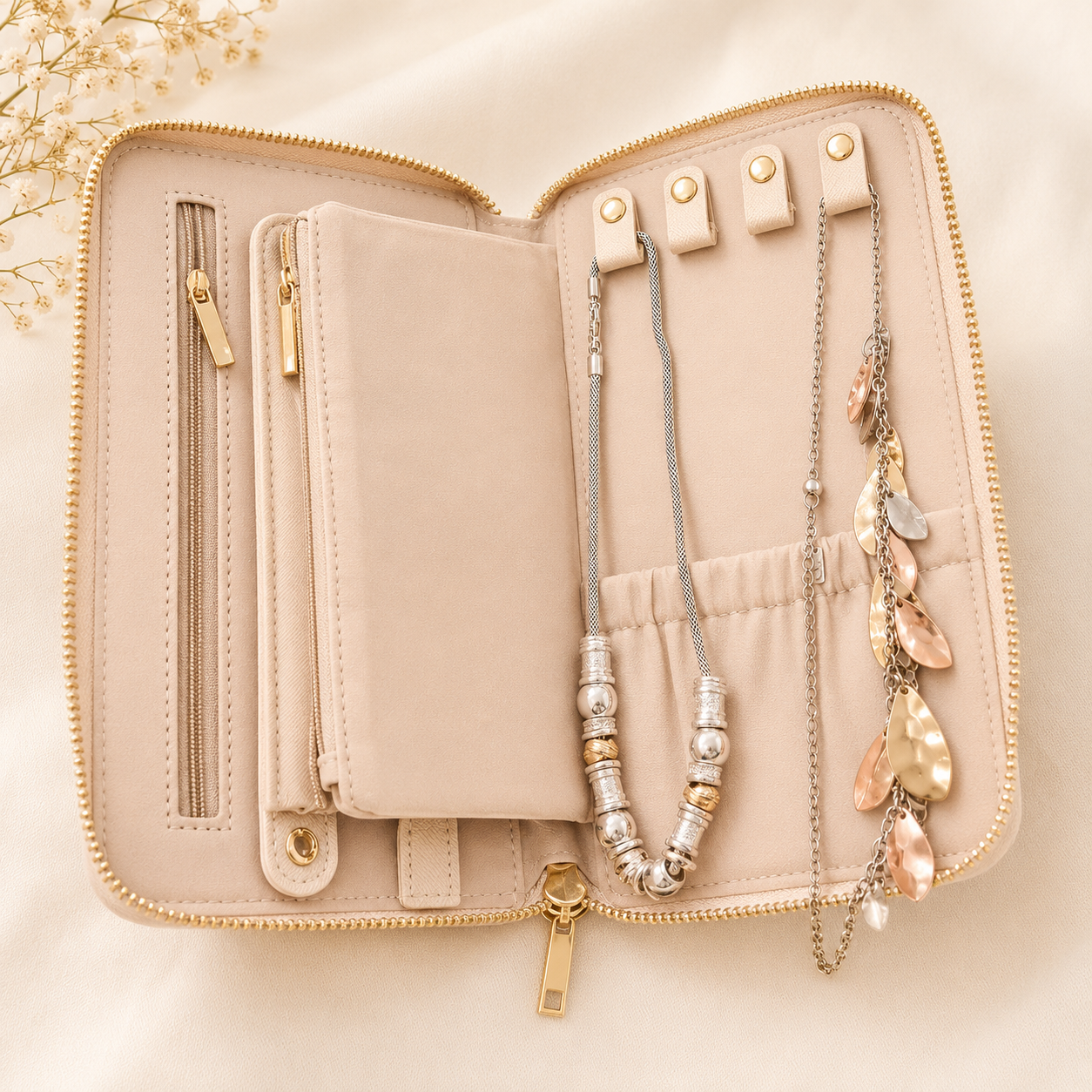 Personalised Jewellery Case, Travel case, Jewellery Travel Organiser, Initial Jewellery Organiser, Jewellery Case, Jewellery Box Organiser
