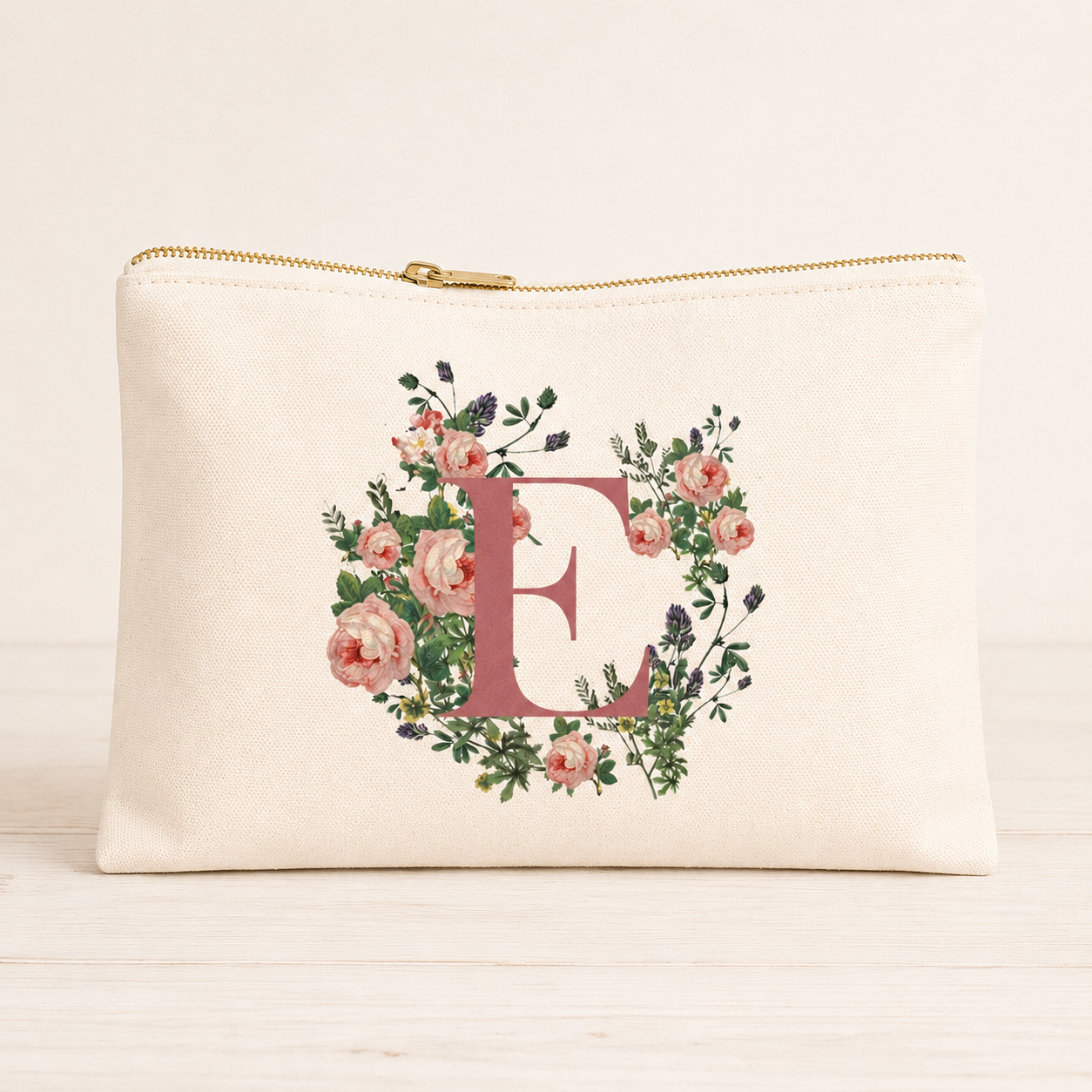 Personalised Initial Makeup Bag, Girl Gift Makeup Bag, Cosmetic Bags, Makeup Gift, Teen Gift, Stocking Filler, Period Bag, Initial Gift,
