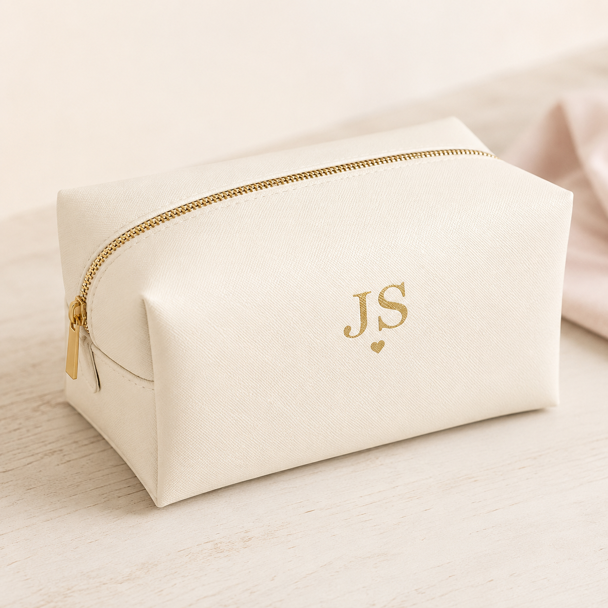 Personalised Toiletry Bag, Initials Cosmetic Bag, Bridesmaid Make Up Bag, Bridesmaid Favours, Bags and Purses, Bridal Party Gifts