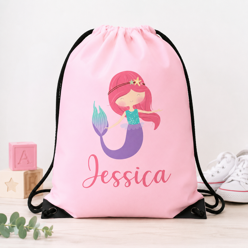 Personalised Mermaid Gym Bag
