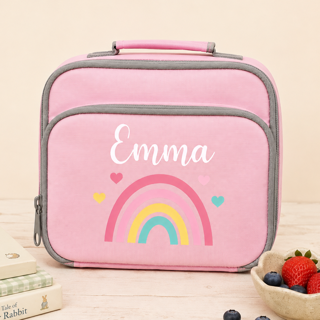 Personalised Rainbow Lunch Bag