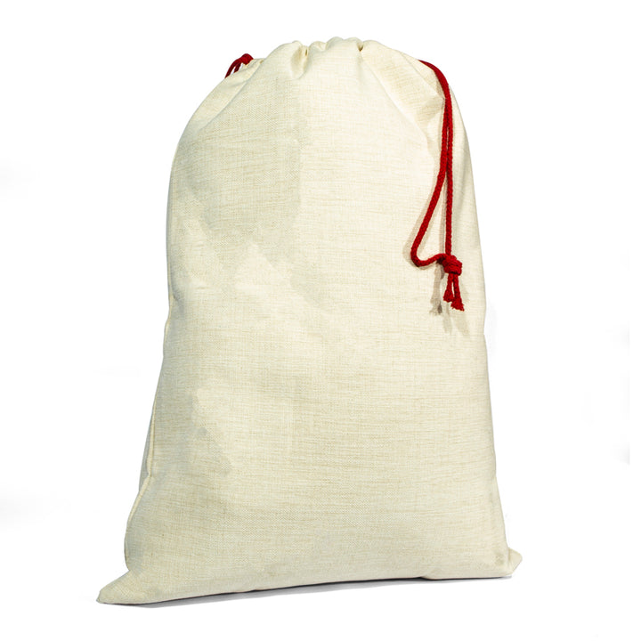 Sack Linen Large with Red Drawstrings