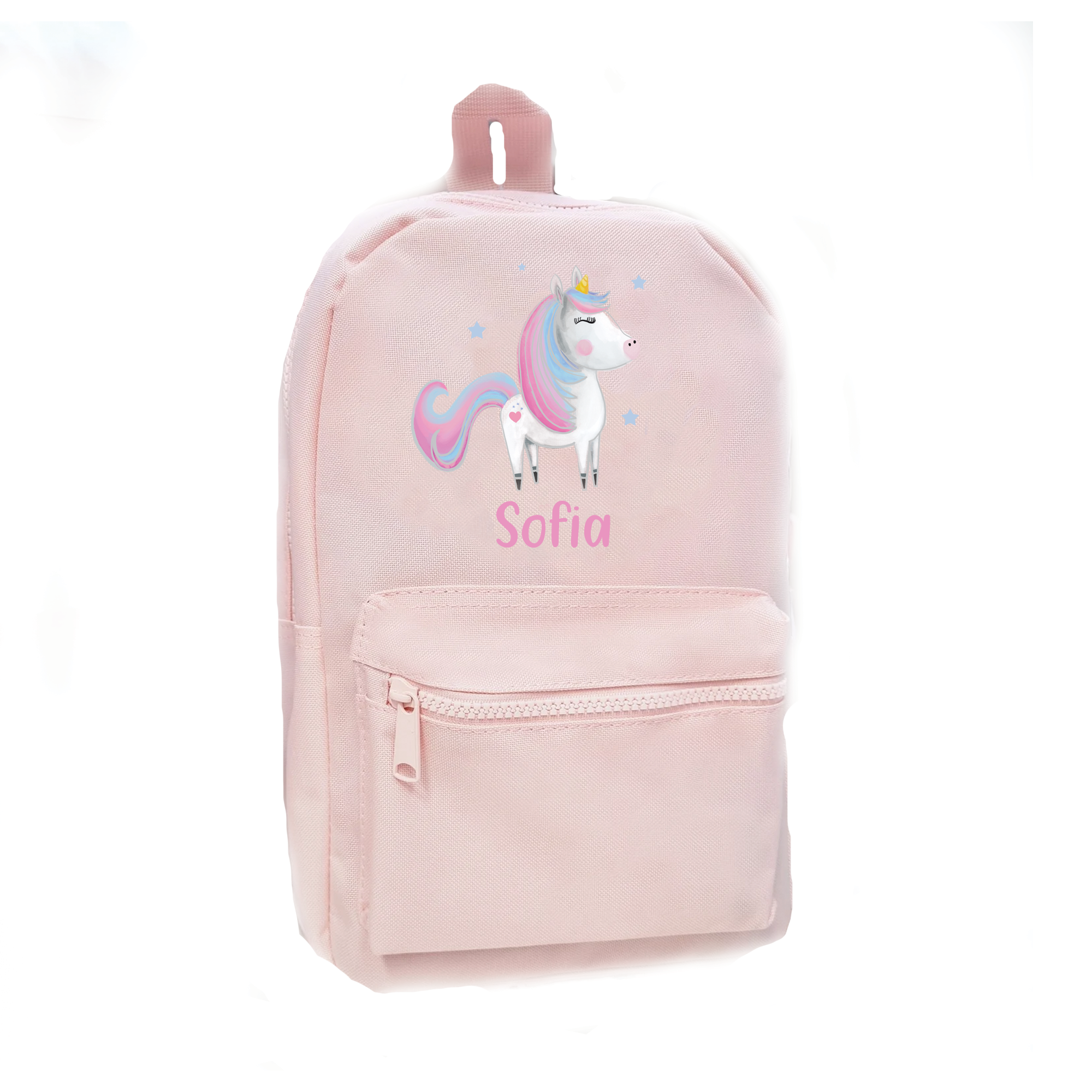 Personalised Unicorn Backpack, Kids Unicorn Rucksack, Girls School Backpack, Kids Children Student Backpack, Back To