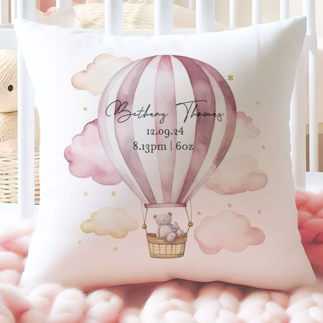 New Baby Girl Cushion Pink