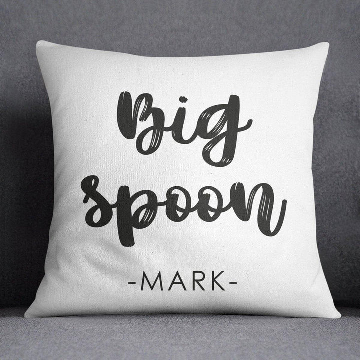 Big Spoon Little Spoon Cushions, Personalised Valentines Day Gift, Couples Cushion Set, Valentines Gift for Her, Custom Cushion, Couple Gift - Amy Lucy