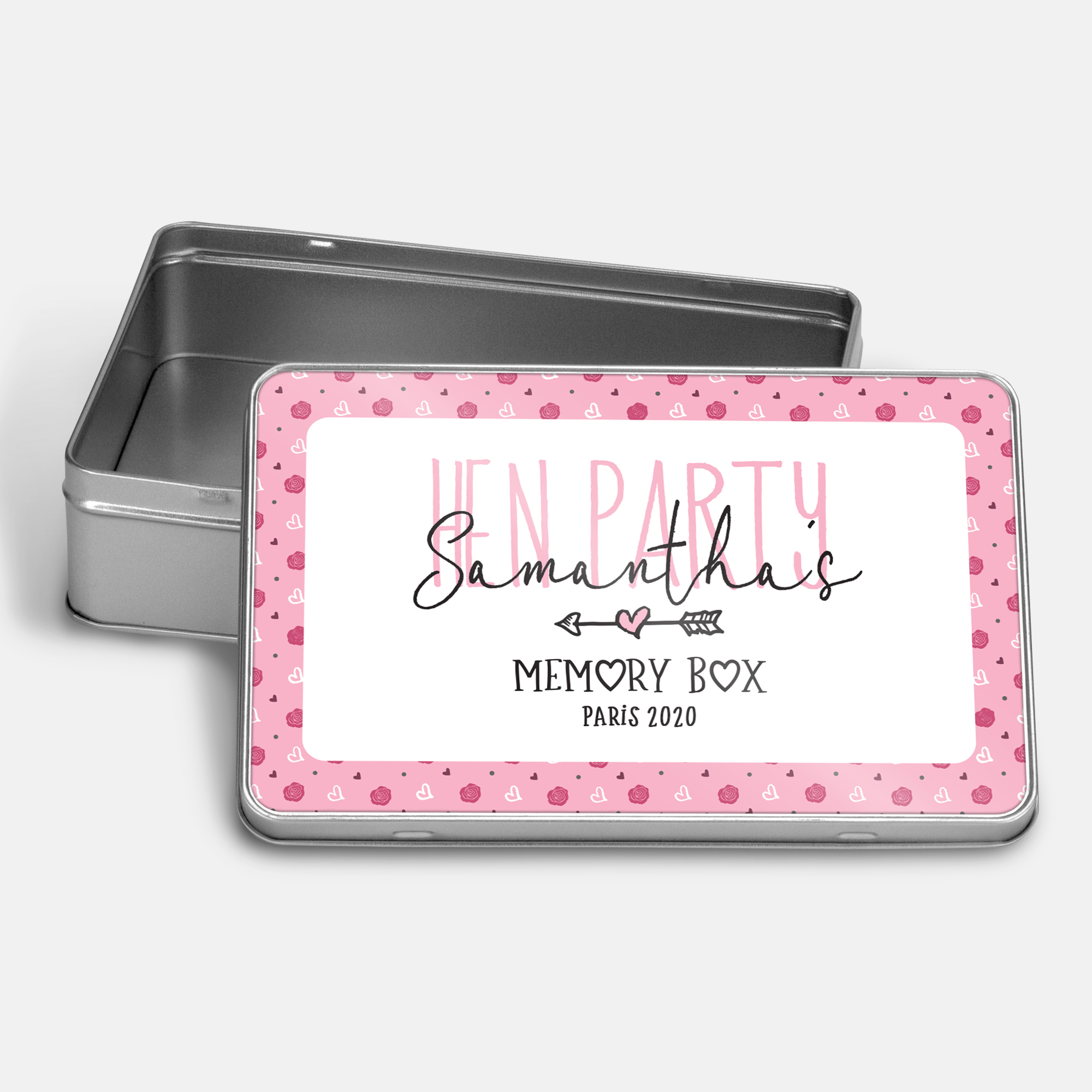 Personalised Hen Party Memory Box Keepsake