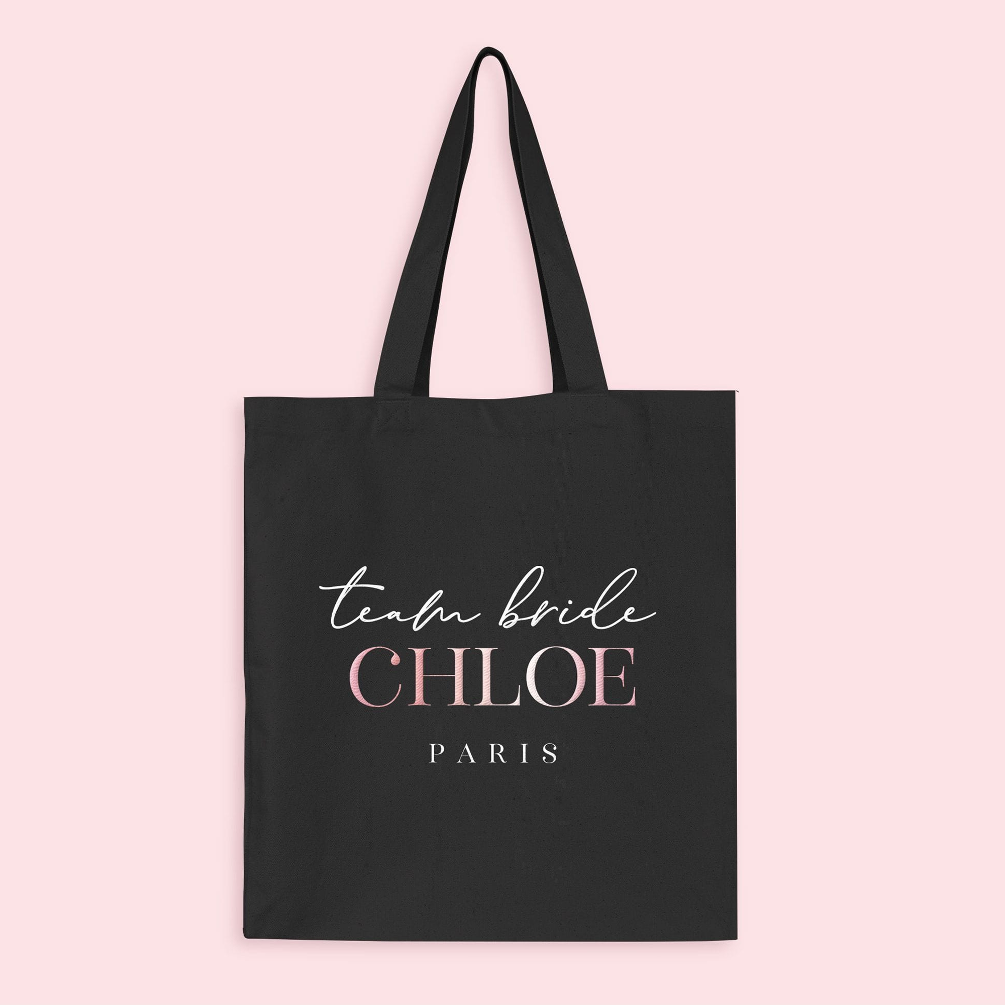Classy Team Bride Personalised Tote Bag