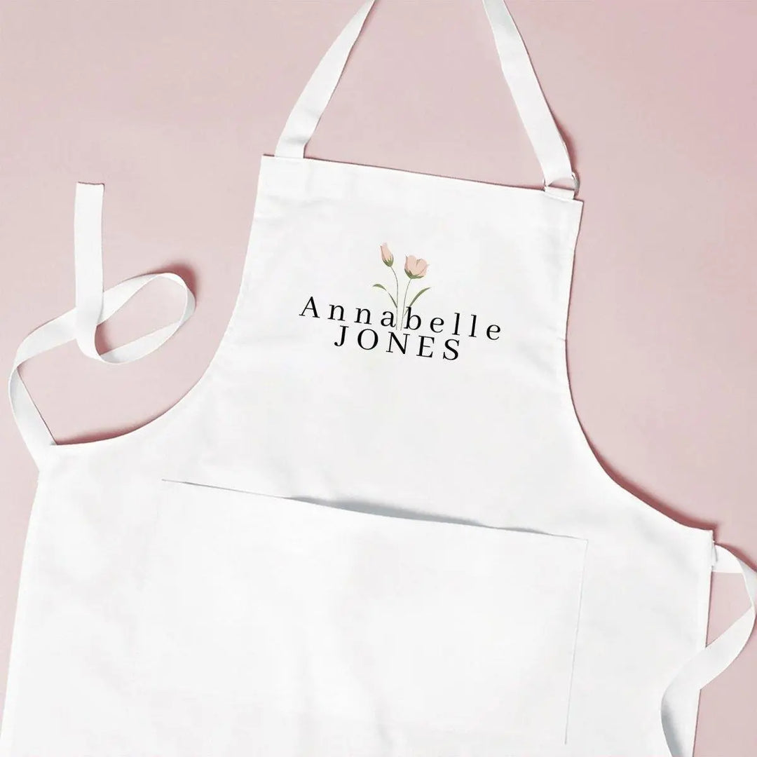 Custom Apron, Your words Apron, Company Apron, Custom Apron, Any Text Apron, Personalised Your Name Apron, Your Logo, Your Chosen Text Apron - Amy Lucy