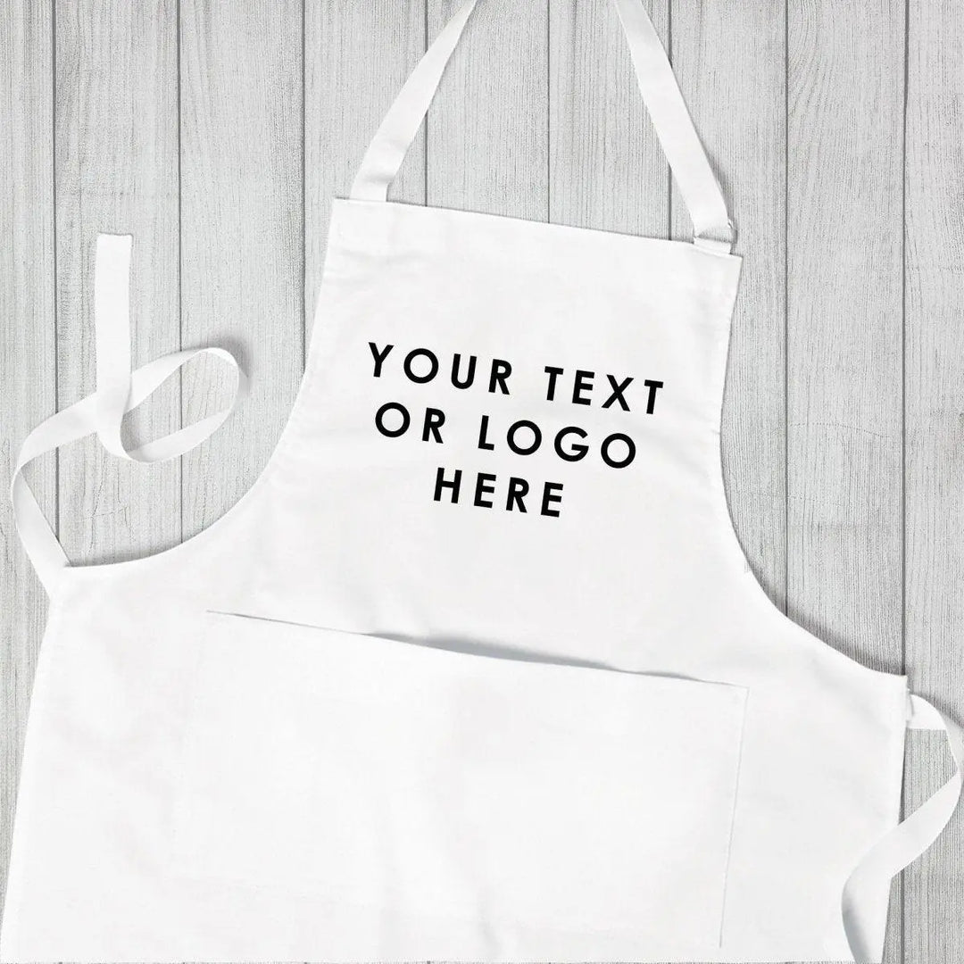 Custom Apron, Your words Apron, Company Apron, Custom Apron, Any Text Apron, Personalised Your Name Apron, Your Logo, Your Chosen Text Apron - Amy Lucy