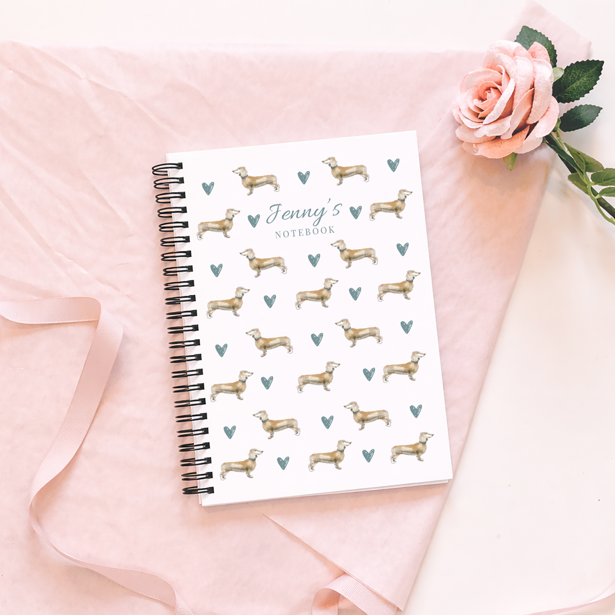 Personalised Dachshund Notebook